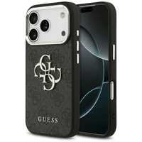 Guess 4G Big 4G Classic Logo dėklas telefonui iPhone 17 Pro Max - juodas