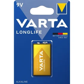 VARTA šarminė baterija 9V (Type 6LR61) Longlife 1 vnt.