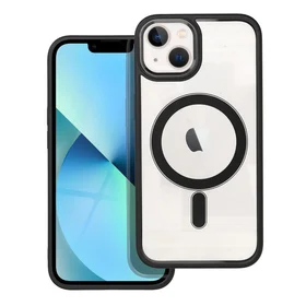 COLOR EDGE MAG COVER dėklas telefonui suderinamas su Magnetiniu IPHONE 13 juodas