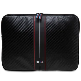 BMW Carbon & Red Stripe dėklas 14" nešiojamam kompiuteriui - juodas