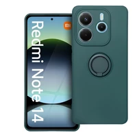 Silikoninis RING dėklas telefonui XIAOMI Redmi Note 14 5G žalias