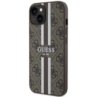 Guess GUHMP14MP4RPSW iPhone 14 Plus 6.7" rudas/rudas kietas dėklas 4G Printed Stripes MagSafe