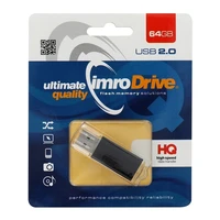 IMRO USB atmintinė juoda 64GB USB2.0