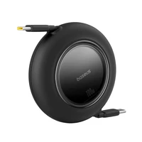 Baseus Free2Pull Mini 100W ištraukiamas USB-C kabelis - USB-C 2m - Juodas