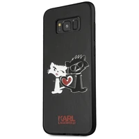 Karl Lagerfeld Choupette In Love Dėklas telefonui Samsung Galaxy S8 Plus - juoda