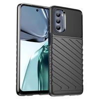 Thunder Case skirtas Motorola Moto G62 5G silikoninis apsauginis dėklas juodas