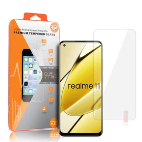 Grūdintas stiklas Oranžinis REALME 11 4G/SAMSUNG A52/A52S/XIAOMI MI 11 LITE/REDMI NOTE 10 4G