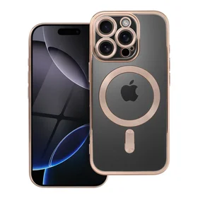 ELECTRO MAG COVER magnetinis dėklas telefonui, suderinamas su MagSafe, skirtas IPHONE 16 Pro, rudas spalvos