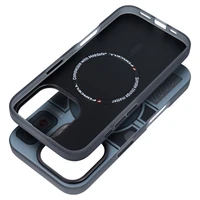 Dėklas telefonui FORCELL F-PROTECT Levels su dvigubo sluoksnio 4D technologija, karinio bandymo sertifikatu, suderinamas su MagSafe, skirtas IPHONE 16 PRO MAX pilkas