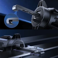 SODI C50 besisukantis ventiliacijos laikiklis 15W su MagSafe C50 - juodas