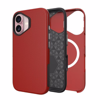 Dėklas Perfectionists Triangle Mag Case Apple iPhone 11 raudonas