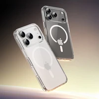 Rock Crystal Shield Serijos Magnetinis Dėklas Iphone 17 Air permatomas