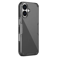 Nillkin Nature TPU Pro dėklas telefonui iPhone 17 - Pusiau permatomas juodas
