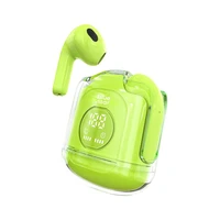 Belaidės ausinės Blue Star Transparency Fi22 TWS žalios