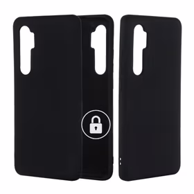 Dėklas "Silicone Cover" skirtas Xiaomi Mi Note 10 Lite / Black / su įpakavimu