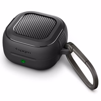 Spigen Rugged Armor dėklas Samsung Galaxy Buds 4 / 4 Pro - Matte juodas