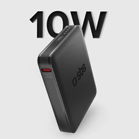 Išorinė baterija SBS NanoTube 5000 mAh Aukšto tankio - juoda