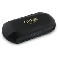 Guess pailgintas metalinis spausdintas logotipas Bluetooth TWS ausinės + įkrovimo stotelė - juodos