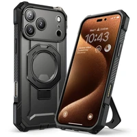 Supcase UB Grip Mag Magnetinis dėklas telefonui iPhone 17 Pro Max - Juodas