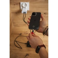 FORCELL F-ENERGY C338 kabelis Type C į Type C PD QC4.0 3A 60W 1 m juodas