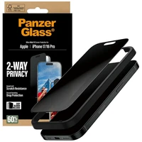 PanzerGlass Ultra-Wide Fit EasyAligner privatumo stiklas iPhone 17 / 16 Pro