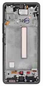 Ekranas Samsung A536 A53 5G 2022 su lietimui jautriu stikliuku ir rėmeliu Awesome Black originalus (service pack)