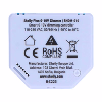 Shelly Plus 0-10V šviesos reguliatorius, WiFi/Bluetooth