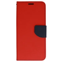 Madingas dėklas telefonui Xiaomi Redmi Note 11 5G/Note 11S 5G/Poco M4 Pro 5G raudona-tamsiai mėlyna