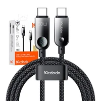 Mcdodo CA-4780 USB-C į USB-C 60W duomenų kabelis 1.2m (juodas)