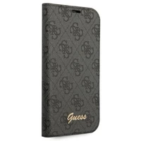 Guess GUBKP14XHG4SHK iPhone 14 Pro Max 6.7 "juoda / juoda knyga 4G Vintage Gold Logo