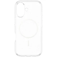 CARE by PanzerGlass Flagship Urban Explorer dėklas telefonui su baltu magnetiniu MagSafe, skirtas iPhone 17 – skaidrus su blizgučiais