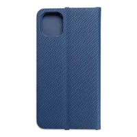 Dėklas telefonui (m) - LUNA Book Carbon IPHONE 11 mėlynas