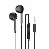 Borofone ausinės BM100 Fuente su mikrofonu juodos