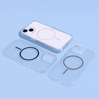 Anti Shock Thin Mag case for Samsung Galaxy S26 Ultra rožinis