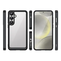 Kosminės erdvės dėklas su geliniu rėmeliu Samsung Galaxy S25+ - juodas