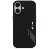 BMW M Silicon Vertical Logo MagSafe deklas iPhone 17 - juodas