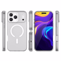 Dėklas Magnetic Abrasive (MagSafe) skirtas iPhone 17 Pro Matte White