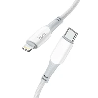 Kabelis USB-C į Lightning Hoco PD 3A 20W 1 m X70 baltas