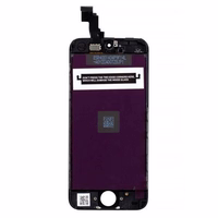 ekranas + lietiminis AAA QUALITY TIANMA GLASS IPHONE 5C juodas