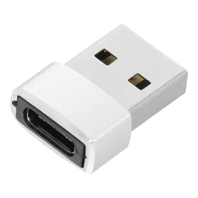 Adapteris Type-C į USB A – sidabrinis