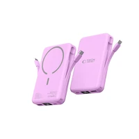 Tech-Protect PB31 MagSafe 10000mAh Išorinė baterija (f) - violetinė