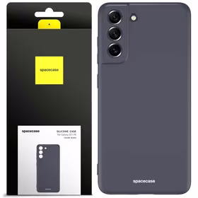 Spacecase silikoninis dėklas Galaxy S21 FE juodas