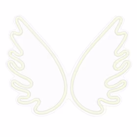 Neon PLEXI LED WINGS baltas FPNE09X Forever Light