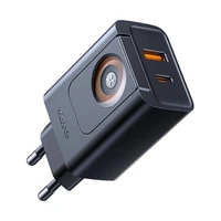 "McDodo CH-3700" 30W "2-in-1" USB-C+A įkroviklis, juodas