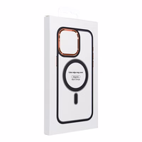 COLOR EDGE MAG COVER dėklas telefonui suderinamas su Magnetiniu MagSafe Samsung S26 Ultra juodas raudonas