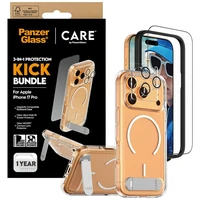 CARE by PanzerGlass funkcionalus rinkinys 3in1 dėklas + stiklas + lęšio apsauga iPhone 17 Pro