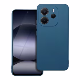 Matinis dėklas telefonui XIAOMI Redmi Note 14 4G (GLOBAL - 164,84mm x 78,15mm x 8,16mm) mėlynas