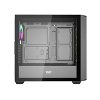 Darkflash DS900WD ATX computer case (black) + 4 fans