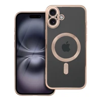 ELECTRO MAG COVER magnetinis dėklas telefonui, suderinamas su MagSafe, skirtas IPHONE 16 Plus, rudas spalvos