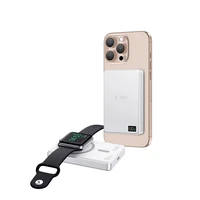 Tech-Protect PB33 LifeMag MagSafe 5000mAh Išorinė baterija (f) - sidabrinė